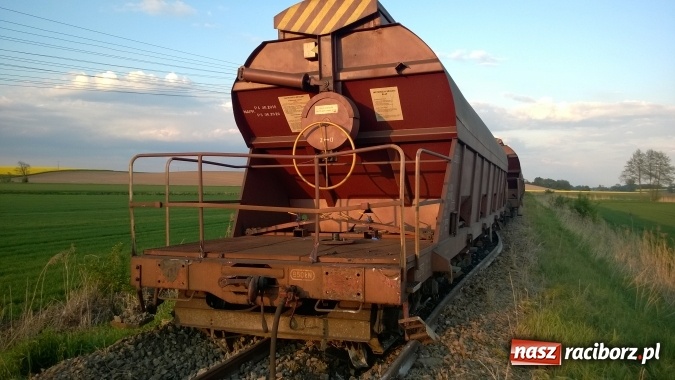 Zdjęcie w galerii na portalu naszraciborz.pl: Wypadek kolejowy na linii 194 Pietrowice Wielkie - Kietrz wiadomości z regionu