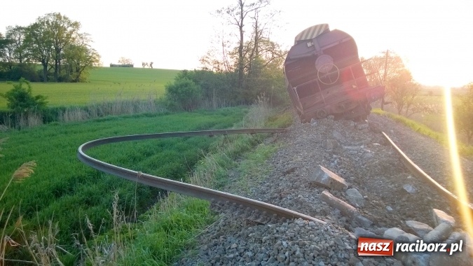 Zdjęcie w galerii na portalu naszraciborz.pl: Wypadek kolejowy na linii 194 Pietrowice Wielkie - Kietrz wiadomości z regionu