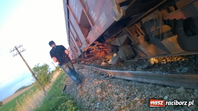 Zdjęcie w galerii na portalu naszraciborz.pl: Wypadek kolejowy na linii 194 Pietrowice Wielkie - Kietrz wiadomości z regionu