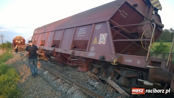 Zdjęcie w galerii na portalu naszraciborz.pl: Wypadek kolejowy na linii 194 Pietrowice Wielkie - Kietrz wiadomości z regionu