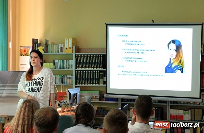 Zdjęcie w galerii na portalu naszraciborz.pl: Biblioteka raciborskiej uczelni inspiruje - spotkanie z absolwentką Agnieszką Gogolewską wiadomości z regionu