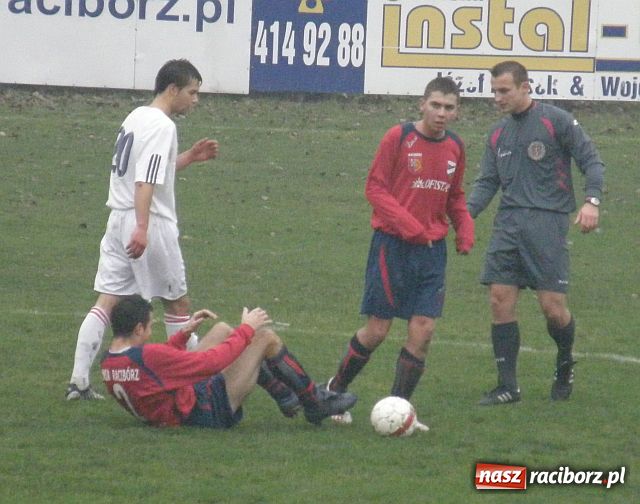Zdjęcie w galerii na portalu naszraciborz.pl: Dwa gole w doliczonym czasie gry wiadomości z regionu