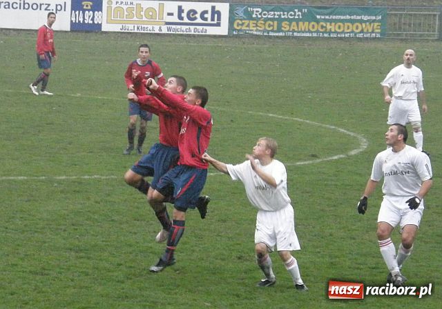 Zdjęcie w galerii na portalu naszraciborz.pl: Dwa gole w doliczonym czasie gry wiadomości z regionu