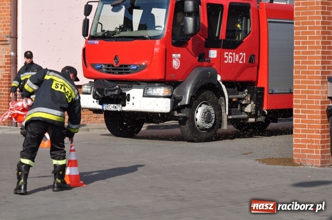 Zdjęcie w galerii na portalu naszraciborz.pl: Rój pszczół pod Lidlem. Interweniowała straż i... pszczelarz wiadomości z regionu