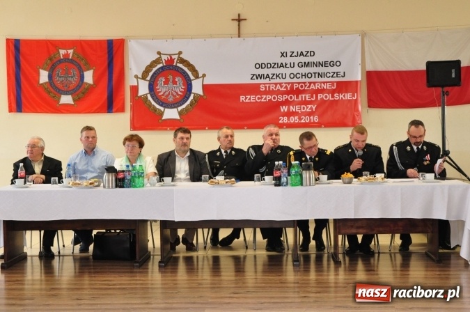 Zdjęcie w galerii na portalu naszraciborz.pl: XI Zjazd Oddziału Gminnego Związku Ochotniczych Straży Pożarnych Rzeczpospolitej Polskiej w Nędzy wiadomości z regionu