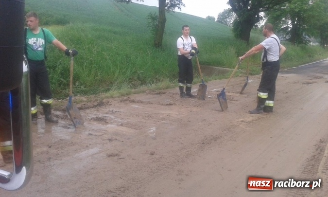 Zdjęcie w galerii na portalu naszraciborz.pl: Po burzach strażacy mieli pełne ręce roboty  wiadomości z regionu