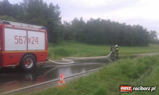 Zdjęcie w galerii na portalu naszraciborz.pl: Po burzach strażacy mieli pełne ręce roboty  wiadomości z regionu