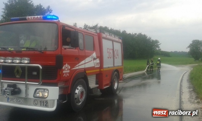 Zdjęcie w galerii na portalu naszraciborz.pl: Po burzach strażacy mieli pełne ręce roboty  wiadomości z regionu