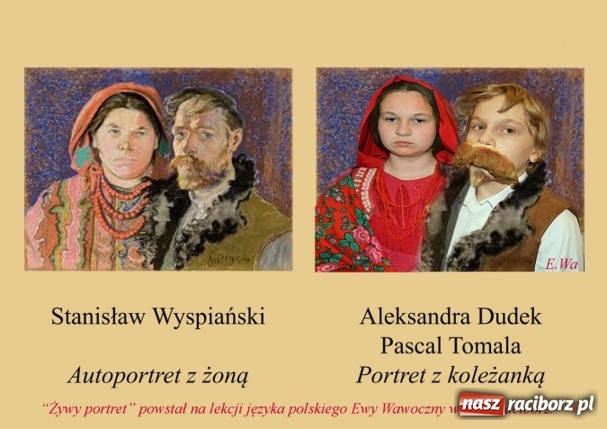 Zdjęcie w galerii na portalu naszraciborz.pl: Żywe raciborskie portrety, czyli jak ze sztuką docierać do dzieci  wiadomości z regionu