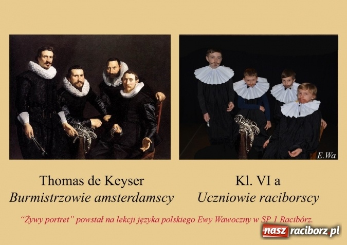 Zdjęcie w galerii na portalu naszraciborz.pl: Żywe raciborskie portrety, czyli jak ze sztuką docierać do dzieci  wiadomości z regionu