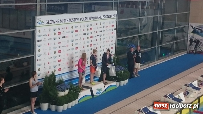 Zdjęcie w galerii na portalu naszraciborz.pl: Pływanie. Agnieszka Ostrowska z seniorskim brązem wiadomości z regionu