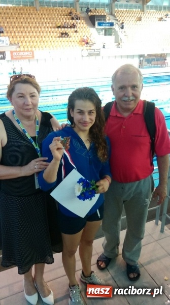 Zdjęcie w galerii na portalu naszraciborz.pl: Pływanie. Agnieszka Ostrowska z seniorskim brązem wiadomości z regionu