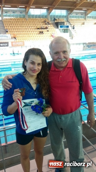 Zdjęcie w galerii na portalu naszraciborz.pl: Pływanie. Agnieszka Ostrowska z seniorskim brązem wiadomości z regionu