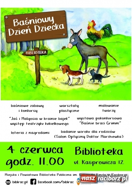 Zdjęcie w galerii na portalu naszraciborz.pl: Spędź Baśniowy Dzień Dziecka z biblioteką wiadomości z regionu
