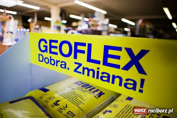 Zdjęcie w galerii na portalu naszraciborz.pl: Klej do płytek Atlas Geoflex w opakowaniu foliowym już do kupienia w Dombod-bis wiadomości z regionu