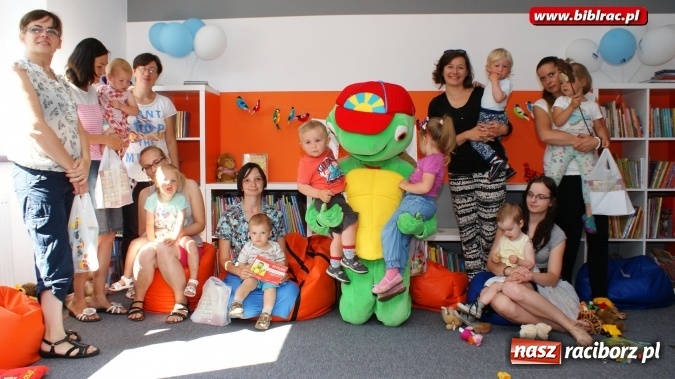 Zdjęcie w galerii na portalu naszraciborz.pl: Dzień Dziecka z Franklinem w bibliotece przy Bielskiej 12  wiadomości z regionu