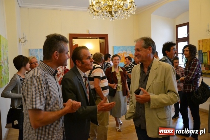 Zdjęcie w galerii na portalu naszraciborz.pl: Racibórz i okolice - wernisaż wystawy obrazów olejnych i akrylowych na Zamku Piastowskim wiadomości z regionu