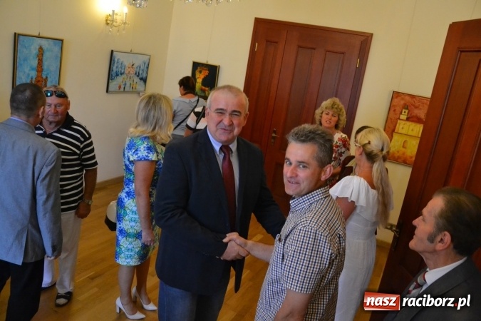 Zdjęcie w galerii na portalu naszraciborz.pl: Racibórz i okolice - wernisaż wystawy obrazów olejnych i akrylowych na Zamku Piastowskim wiadomości z regionu