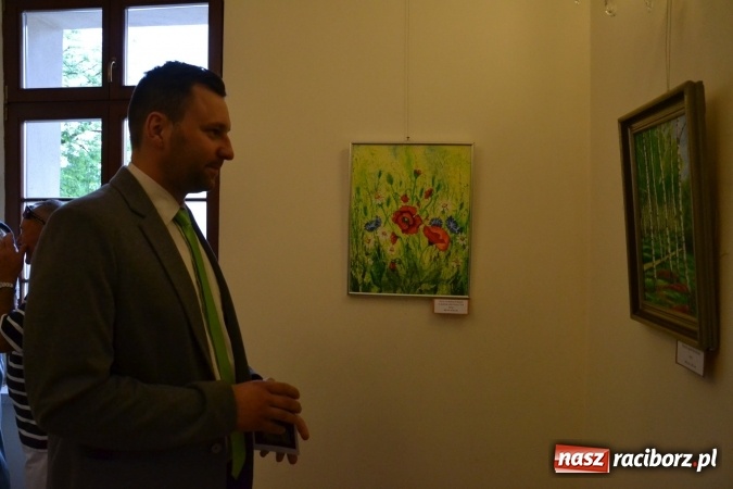 Zdjęcie w galerii na portalu naszraciborz.pl: Racibórz i okolice - wernisaż wystawy obrazów olejnych i akrylowych na Zamku Piastowskim wiadomości z regionu