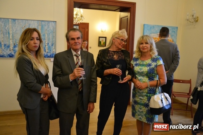 Zdjęcie w galerii na portalu naszraciborz.pl: Racibórz i okolice - wernisaż wystawy obrazów olejnych i akrylowych na Zamku Piastowskim wiadomości z regionu