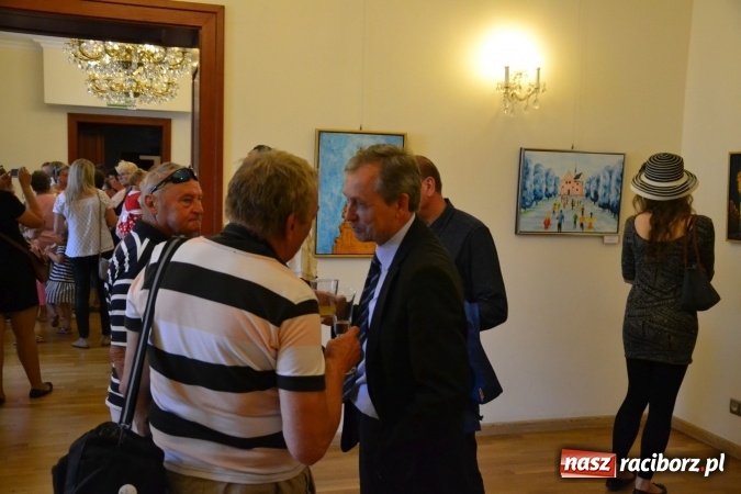Zdjęcie w galerii na portalu naszraciborz.pl: Racibórz i okolice - wernisaż wystawy obrazów olejnych i akrylowych na Zamku Piastowskim wiadomości z regionu