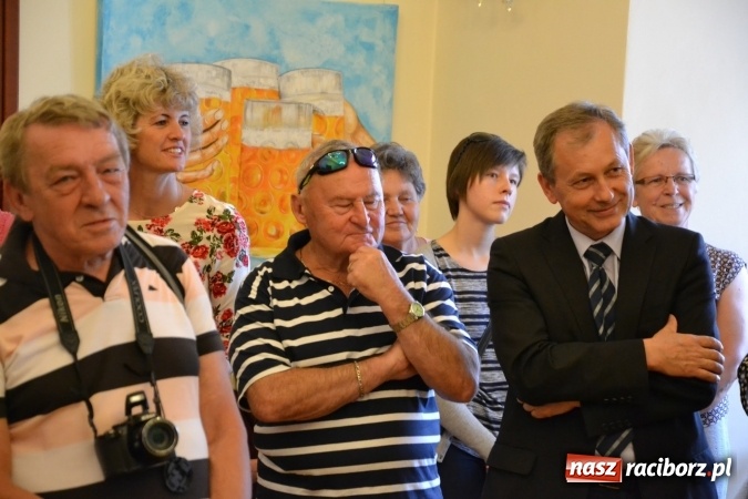 Zdjęcie w galerii na portalu naszraciborz.pl: Racibórz i okolice - wernisaż wystawy obrazów olejnych i akrylowych na Zamku Piastowskim wiadomości z regionu