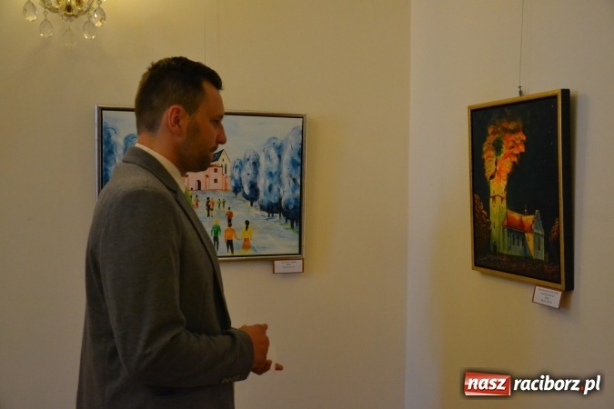 Zdjęcie w galerii na portalu naszraciborz.pl: Racibórz i okolice - wernisaż wystawy obrazów olejnych i akrylowych na Zamku Piastowskim wiadomości z regionu