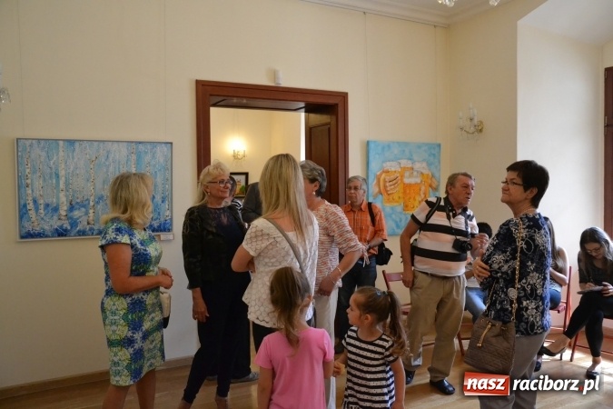 Zdjęcie w galerii na portalu naszraciborz.pl: Racibórz i okolice - wernisaż wystawy obrazów olejnych i akrylowych na Zamku Piastowskim wiadomości z regionu
