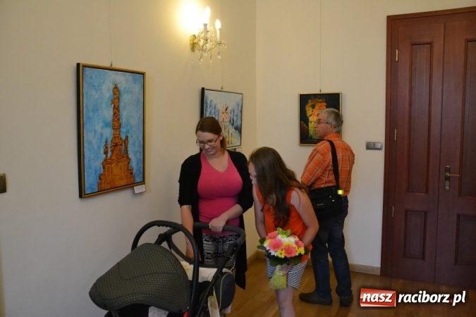 Zdjęcie w galerii na portalu naszraciborz.pl: Racibórz i okolice - wernisaż wystawy obrazów olejnych i akrylowych na Zamku Piastowskim wiadomości z regionu