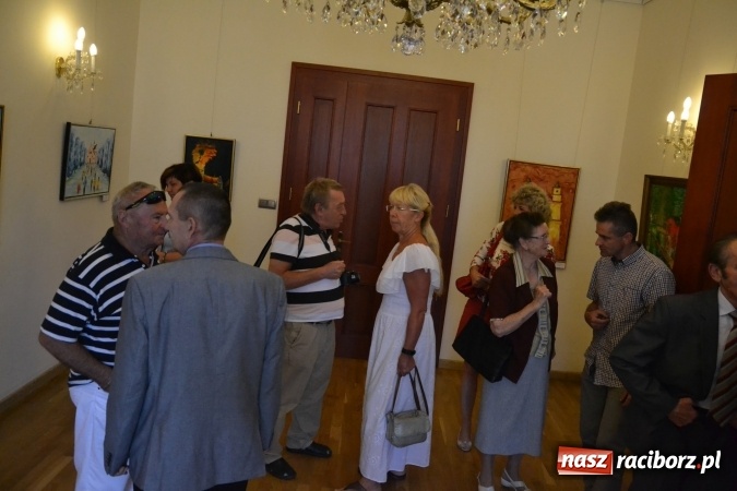 Zdjęcie w galerii na portalu naszraciborz.pl: Racibórz i okolice - wernisaż wystawy obrazów olejnych i akrylowych na Zamku Piastowskim wiadomości z regionu