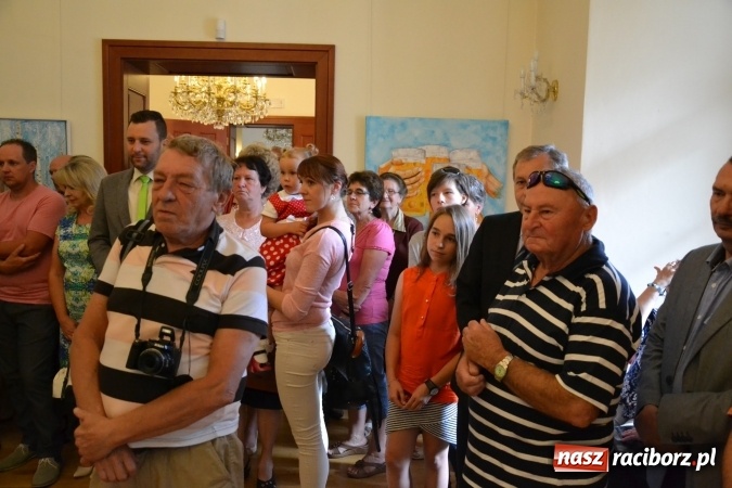 Zdjęcie w galerii na portalu naszraciborz.pl: Racibórz i okolice - wernisaż wystawy obrazów olejnych i akrylowych na Zamku Piastowskim wiadomości z regionu