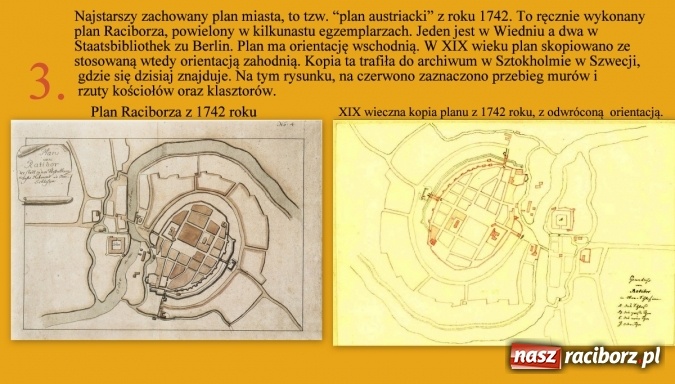 Zdjęcie w galerii na portalu naszraciborz.pl: Historyczne plany miasta Ratibor od roku 1742 do 1942. Część I - plany z lat 1742 do 1843 wiadomości z regionu