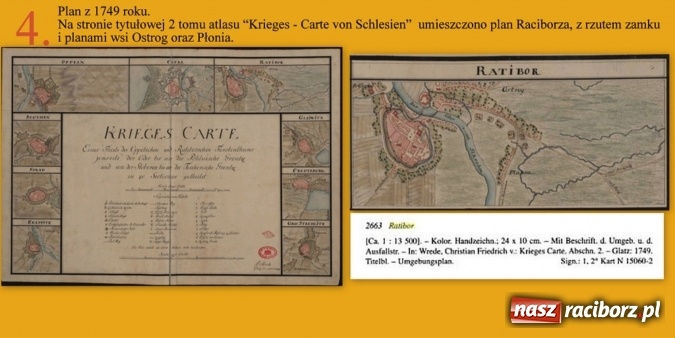 Zdjęcie w galerii na portalu naszraciborz.pl: Historyczne plany miasta Ratibor od roku 1742 do 1942. Część I - plany z lat 1742 do 1843 wiadomości z regionu