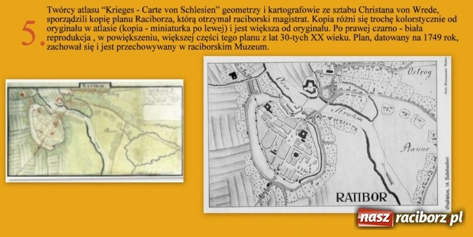Zdjęcie w galerii na portalu naszraciborz.pl: Historyczne plany miasta Ratibor od roku 1742 do 1942. Część I - plany z lat 1742 do 1843 wiadomości z regionu
