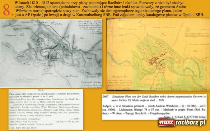 Zdjęcie w galerii na portalu naszraciborz.pl: Historyczne plany miasta Ratibor od roku 1742 do 1942. Część I - plany z lat 1742 do 1843 wiadomości z regionu