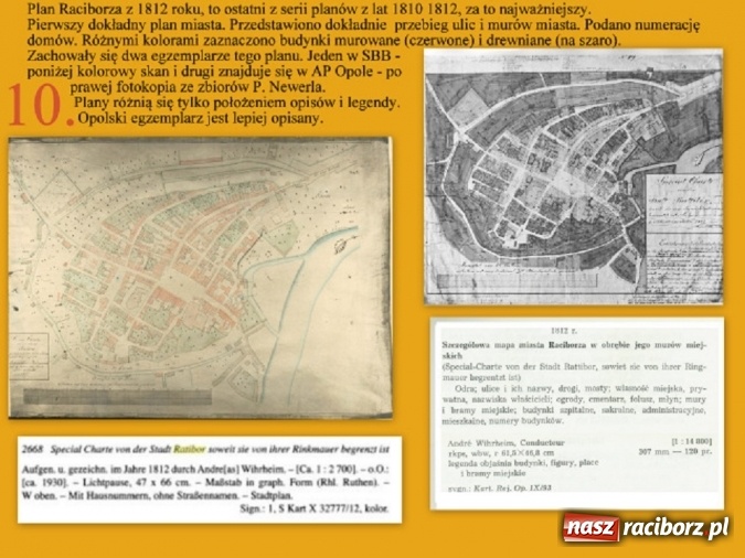 Zdjęcie w galerii na portalu naszraciborz.pl: Historyczne plany miasta Ratibor od roku 1742 do 1942. Część I - plany z lat 1742 do 1843 wiadomości z regionu
