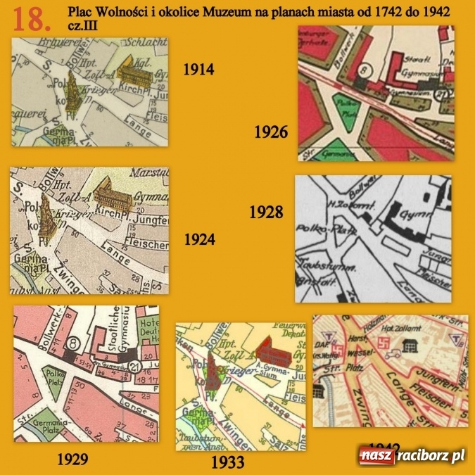 Zdjęcie w galerii na portalu naszraciborz.pl: Historyczne plany miasta Ratibor od roku 1742 do 1942. Część I - plany z lat 1742 do 1843 wiadomości z regionu