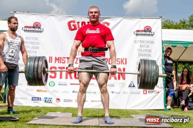 Zdjęcie w galerii na portalu naszraciborz.pl: II Mistrzostwa Polski Strongman w Kietrzu. Tichanów drugi FOTOREPORTAŻ wiadomości z regionu