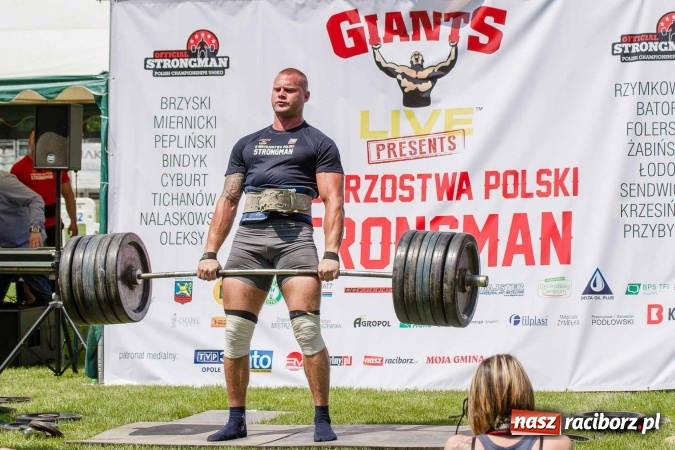 Zdjęcie w galerii na portalu naszraciborz.pl: II Mistrzostwa Polski Strongman w Kietrzu. Tichanów drugi FOTOREPORTAŻ wiadomości z regionu