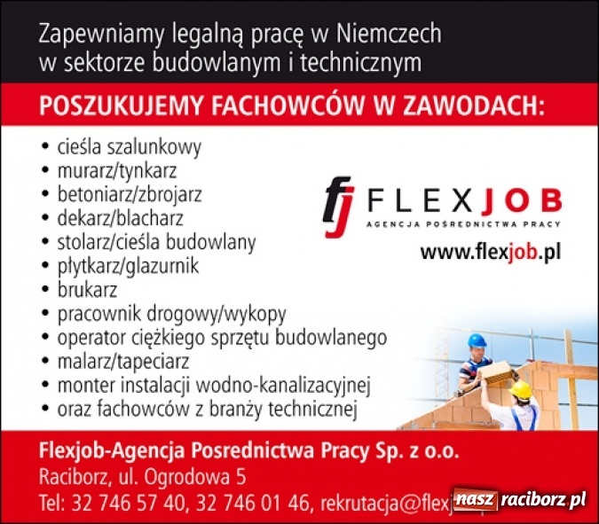 Zdjęcie w galerii na portalu naszraciborz.pl: Szukasz pracy? Przejrzyj najciekawsze oferty z regionu wiadomości z regionu