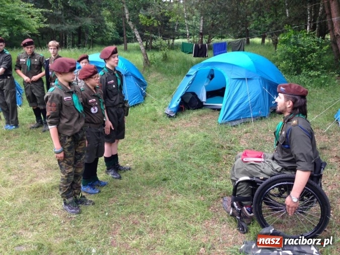 Zdjęcie w galerii na portalu naszraciborz.pl: Raciborscy harcerze biwakowali w lesie  wiadomości z regionu
