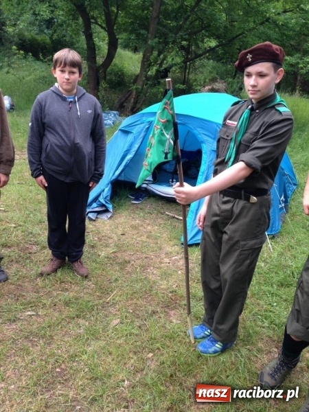 Zdjęcie w galerii na portalu naszraciborz.pl: Raciborscy harcerze biwakowali w lesie  wiadomości z regionu