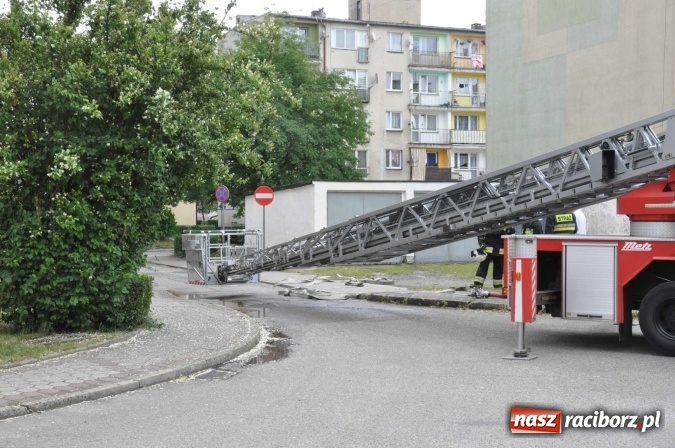 Zdjęcie w galerii na portalu naszraciborz.pl: Pożar mieszkania przy ul. Krasickiego w Kuźni Raciborskiej  wiadomości z regionu