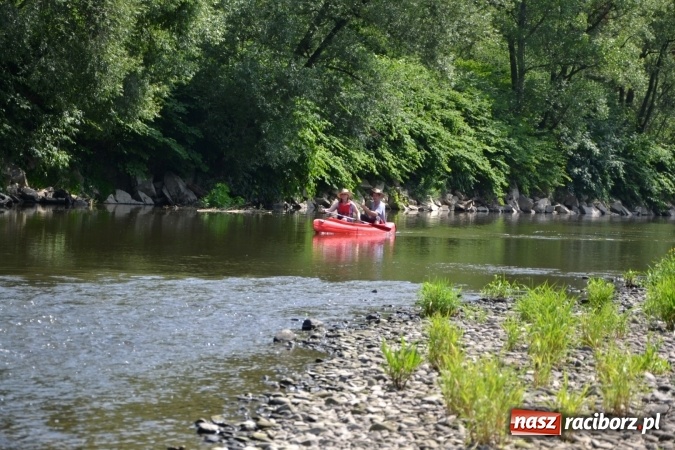 Zdjęcie w galerii na portalu naszraciborz.pl: Graniczne meandry otwarte. Gmina Krzyżanowice i miasto Bogumin oficjalnie rozpoczęli sezon wodniacki  wiadomości z regionu
