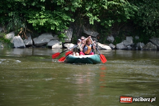Zdjęcie w galerii na portalu naszraciborz.pl: Graniczne meandry otwarte. Gmina Krzyżanowice i miasto Bogumin oficjalnie rozpoczęli sezon wodniacki  wiadomości z regionu