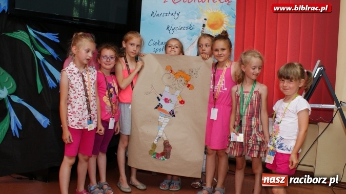 Zdjęcie w galerii na portalu naszraciborz.pl: Wakacyjne hece w bibliotece z Pippi Langstrumpf  wiadomości z regionu