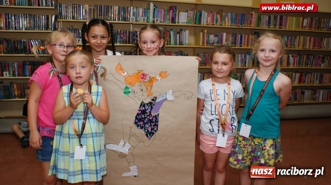 Zdjęcie w galerii na portalu naszraciborz.pl: Wakacyjne hece w bibliotece z Pippi Langstrumpf  wiadomości z regionu