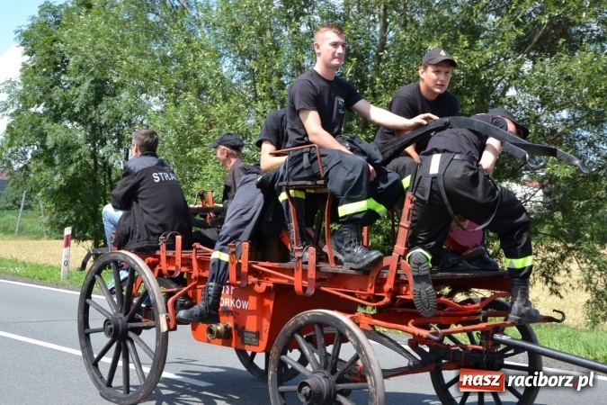 Zdjęcie w galerii na portalu naszraciborz.pl: Zawody sikawek konnych w Bieńkowicach. Złoto dla gospodarzy, Przewozu i Zabełkowa wiadomości z regionu