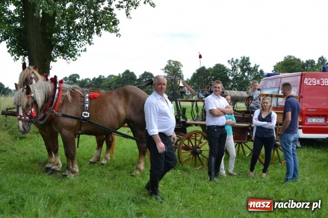 Zdjęcie w galerii na portalu naszraciborz.pl: Zawody sikawek konnych w Bieńkowicach. Złoto dla gospodarzy, Przewozu i Zabełkowa wiadomości z regionu