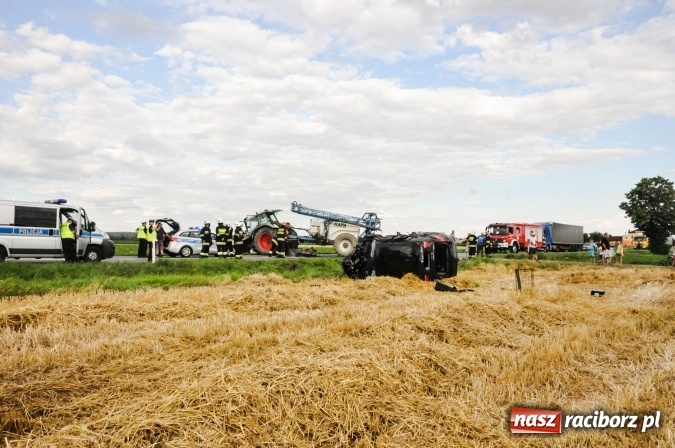 Zdjęcie w galerii na portalu naszraciborz.pl: Wypadek na trasie Krzyżanowice - Twork&oacute;w. 26-latek z BMW miał szczęście. Nie odni&oacute;sł poważnych obrażeń, ale stracił prawo jazdy wiadomości z regionu
